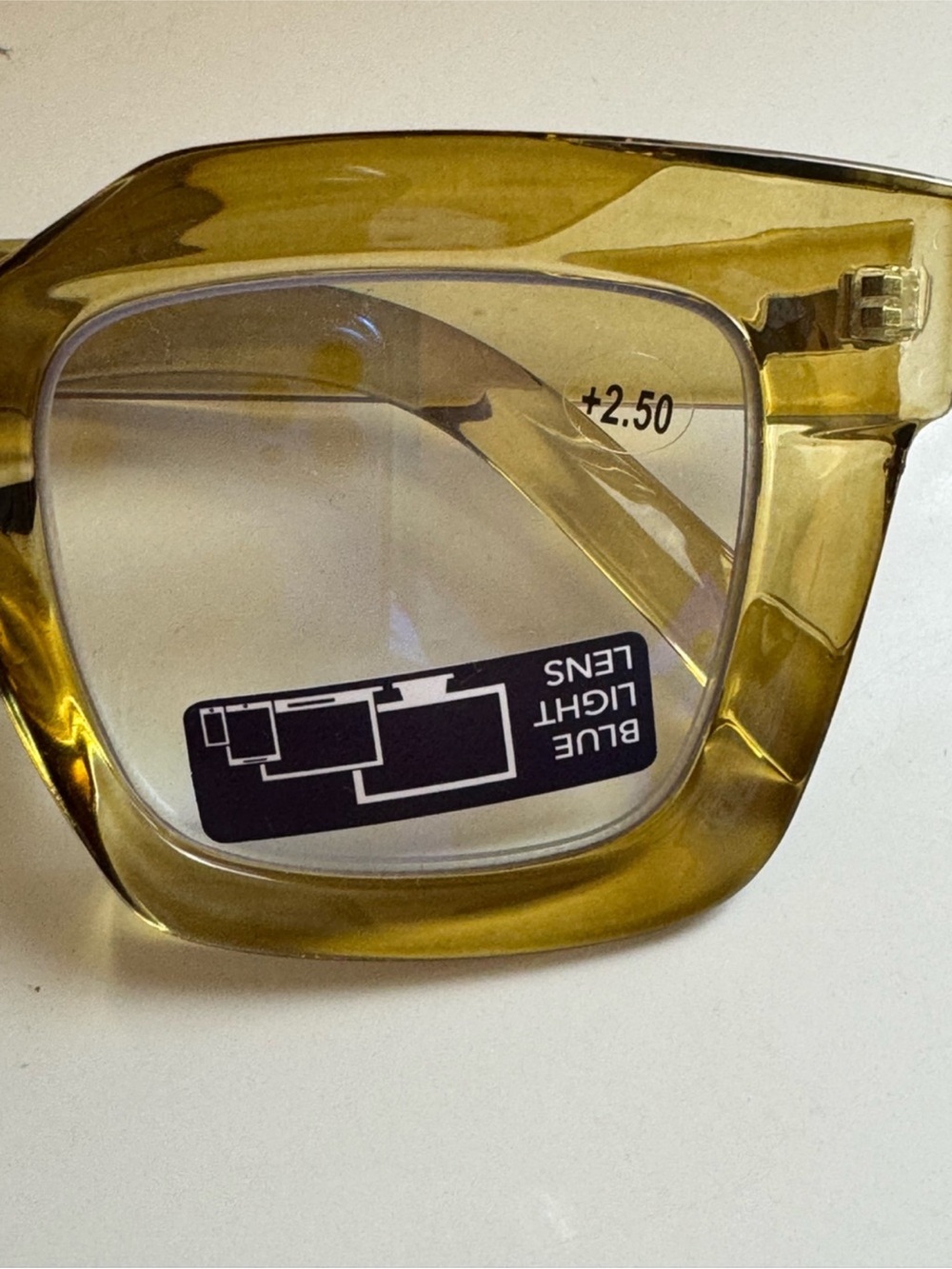 Fifth & ninth green Oversized Square Blue-Light Glasses 
No +2.5 - Picture 11 of 13